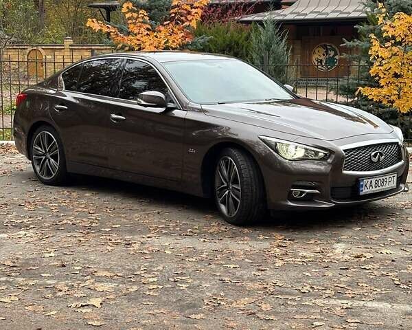 Коричневый Инфинити Q50, объемом двигателя 2.14 л и пробегом 174 тыс. км за 15200 $, фото 6 на Automoto.ua