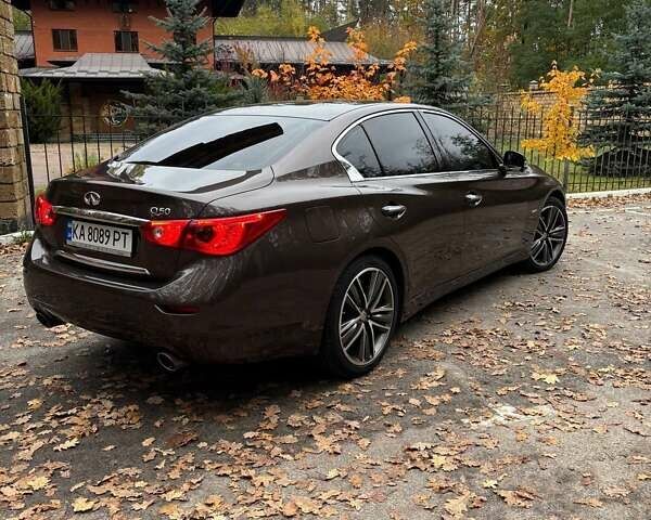 Коричневый Инфинити Q50, объемом двигателя 2.14 л и пробегом 174 тыс. км за 15200 $, фото 13 на Automoto.ua