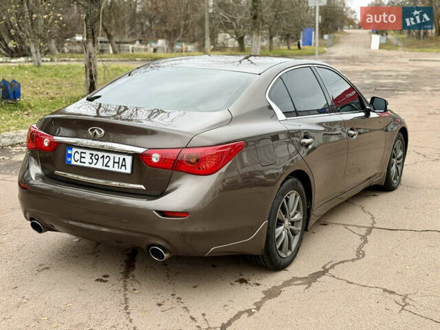 Коричневый Инфинити Q50, объемом двигателя 1.99 л и пробегом 236 тыс. км за 12850 $, фото 18 на Automoto.ua