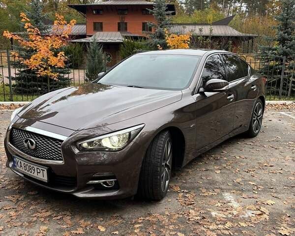 Коричневый Инфинити Q50, объемом двигателя 2.14 л и пробегом 174 тыс. км за 15200 $, фото 4 на Automoto.ua