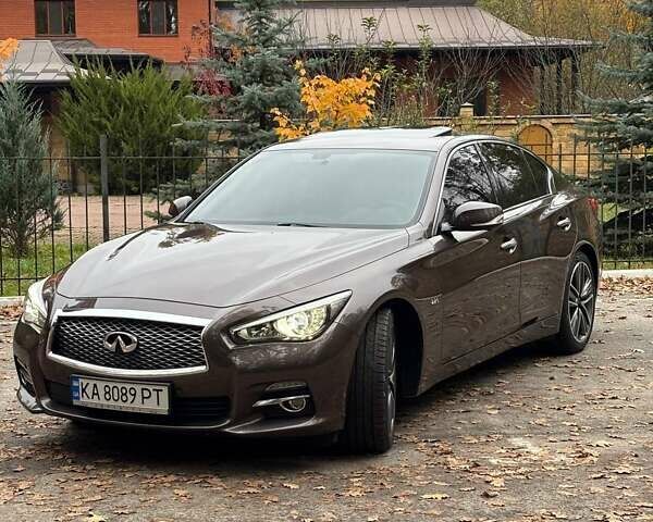 Коричневый Инфинити Q50, объемом двигателя 2.14 л и пробегом 174 тыс. км за 15200 $, фото 5 на Automoto.ua