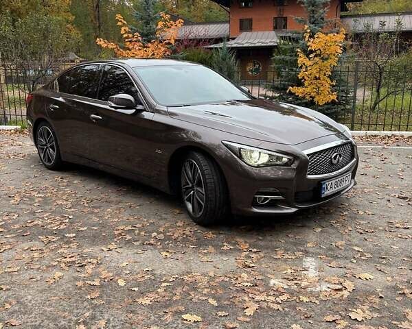 Коричневый Инфинити Q50, объемом двигателя 2.14 л и пробегом 174 тыс. км за 15200 $, фото 7 на Automoto.ua