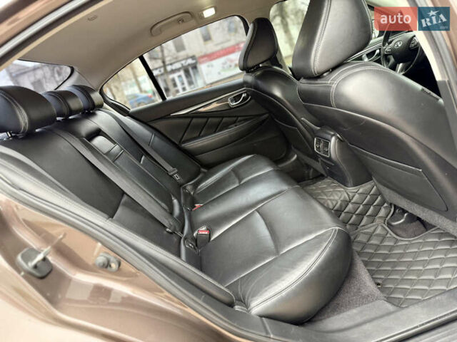 Коричневый Инфинити Q50, объемом двигателя 1.99 л и пробегом 236 тыс. км за 12850 $, фото 24 на Automoto.ua