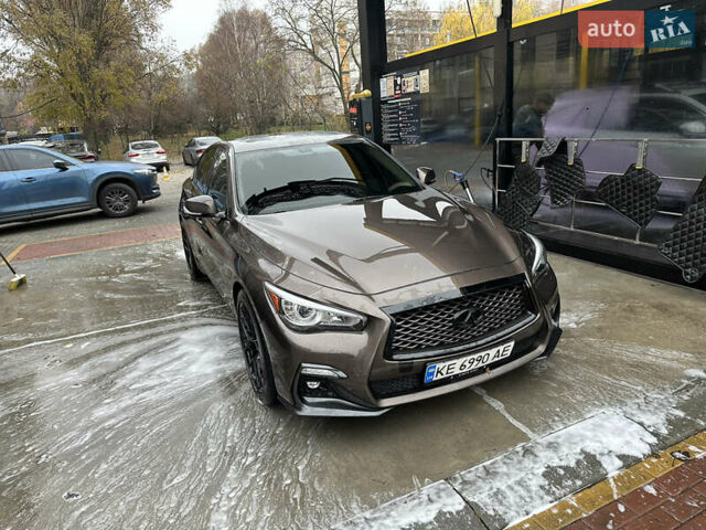 Коричневий Інфініті Q50, об'ємом двигуна 3 л та пробігом 124 тис. км за 16900 $, фото 1 на Automoto.ua