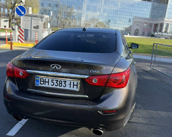 Коричневый Инфинити Q50, объемом двигателя 3 л и пробегом 103 тыс. км за 15500 $, фото 9 на Automoto.ua