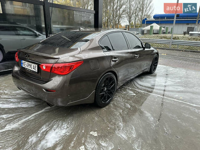 Коричневий Інфініті Q50, об'ємом двигуна 3 л та пробігом 124 тис. км за 16900 $, фото 7 на Automoto.ua