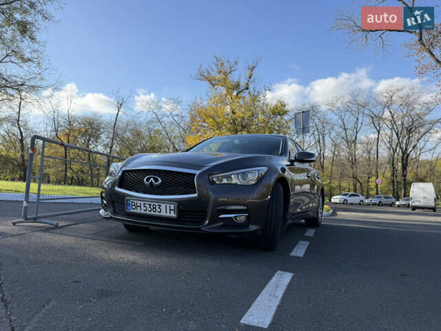 Коричневый Инфинити Q50, объемом двигателя 3 л и пробегом 103 тыс. км за 15500 $, фото 4 на Automoto.ua
