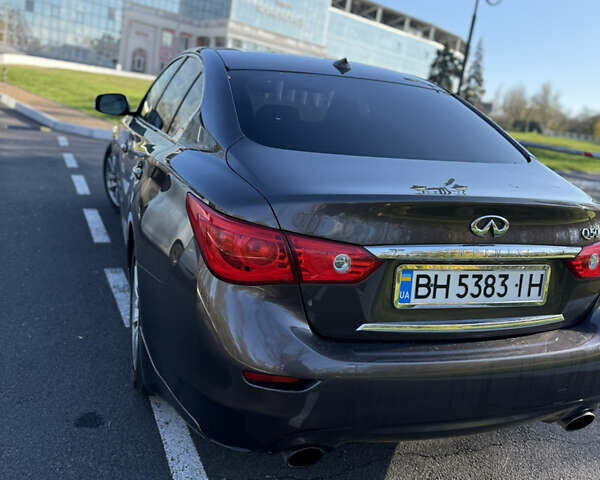 Коричневый Инфинити Q50, объемом двигателя 3 л и пробегом 103 тыс. км за 15500 $, фото 8 на Automoto.ua