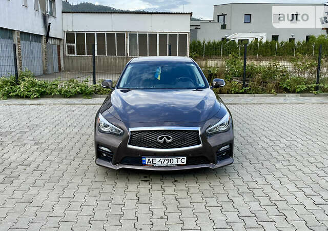 Коричневий Інфініті Q50, об'ємом двигуна 3 л та пробігом 92 тис. км за 17500 $, фото 9 на Automoto.ua