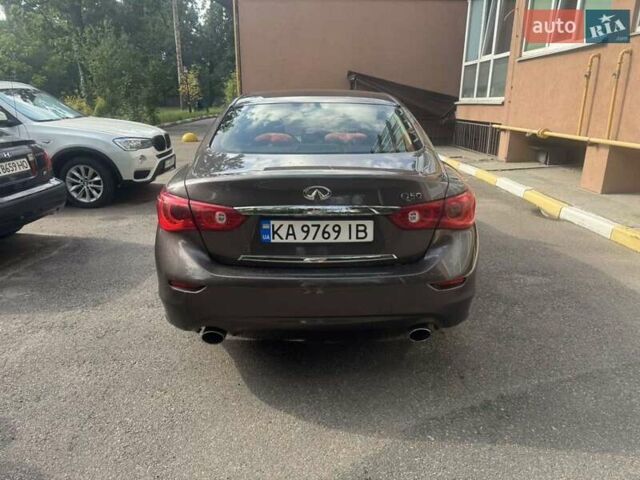 Коричневий Інфініті Q50, об'ємом двигуна 1.99 л та пробігом 88 тис. км за 13900 $, фото 8 на Automoto.ua
