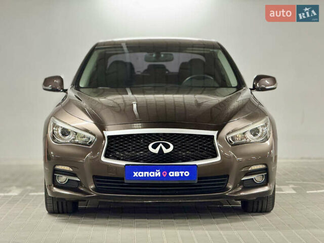 Коричневый Инфинити Q50, объемом двигателя 3 л и пробегом 98 тыс. км за 14800 $, фото 1 на Automoto.ua