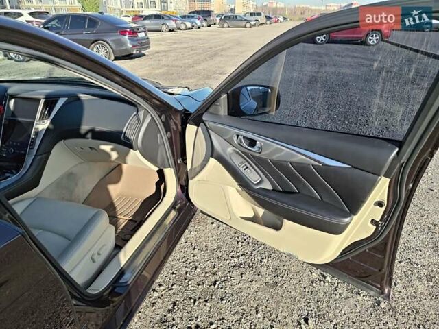 Коричневий Інфініті Q50, об'ємом двигуна 3 л та пробігом 76 тис. км за 17000 $, фото 28 на Automoto.ua