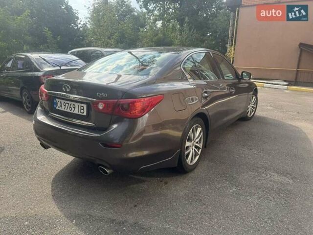 Коричневий Інфініті Q50, об'ємом двигуна 1.99 л та пробігом 88 тис. км за 13900 $, фото 6 на Automoto.ua