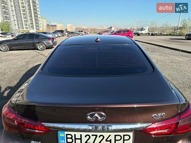 Коричневий Інфініті Q50, об'ємом двигуна 3 л та пробігом 76 тис. км за 17000 $, фото 9 на Automoto.ua