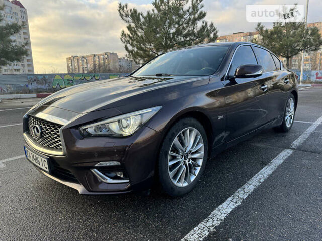 Коричневий Інфініті Q50, об'ємом двигуна 2 л та пробігом 68 тис. км за 23800 $, фото 1 на Automoto.ua