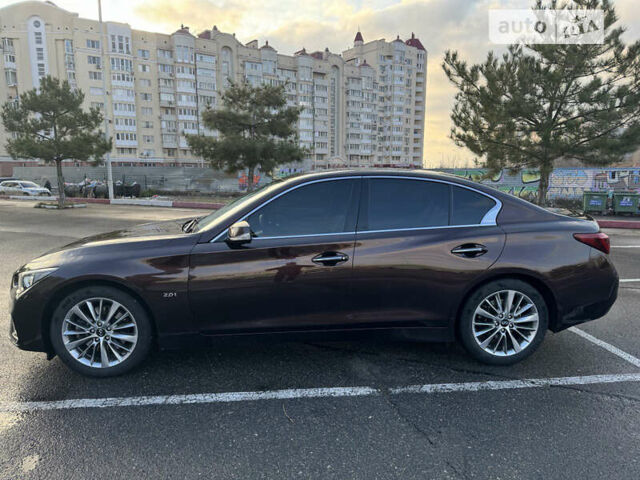 Коричневий Інфініті Q50, об'ємом двигуна 2 л та пробігом 68 тис. км за 23800 $, фото 5 на Automoto.ua