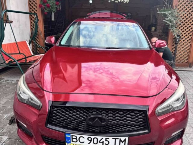 Червоний Інфініті Q50, об'ємом двигуна 2 л та пробігом 197 тис. км за 12300 $, фото 1 на Automoto.ua