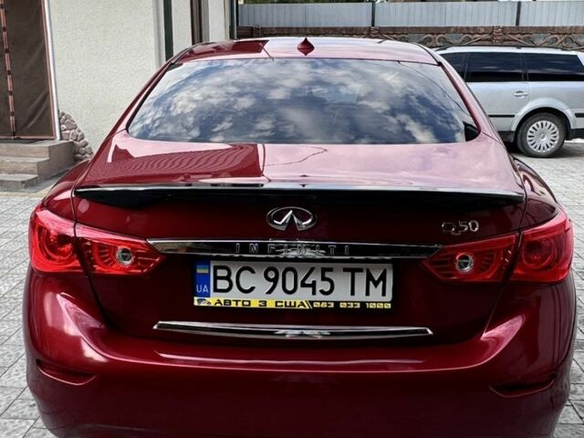 Червоний Інфініті Q50, об'ємом двигуна 2 л та пробігом 197 тис. км за 12300 $, фото 5 на Automoto.ua