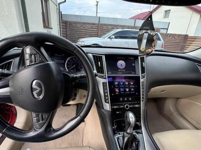 Червоний Інфініті Q50, об'ємом двигуна 2 л та пробігом 197 тис. км за 12300 $, фото 2 на Automoto.ua