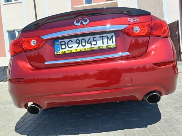Червоний Інфініті Q50, об'ємом двигуна 2 л та пробігом 197 тис. км за 12300 $, фото 18 на Automoto.ua