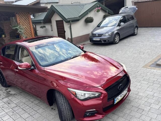 Червоний Інфініті Q50, об'ємом двигуна 2 л та пробігом 197 тис. км за 12300 $, фото 7 на Automoto.ua