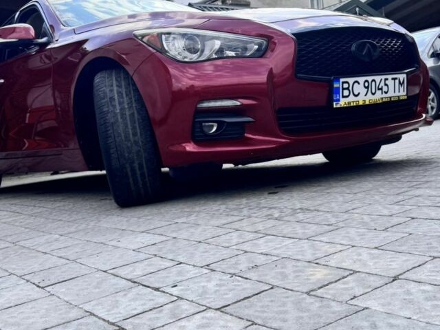 Червоний Інфініті Q50, об'ємом двигуна 2 л та пробігом 197 тис. км за 12300 $, фото 3 на Automoto.ua