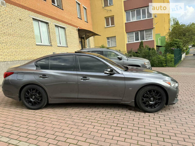 Сірий Інфініті Q50, об'ємом двигуна 3.7 л та пробігом 226 тис. км за 15500 $, фото 2 на Automoto.ua