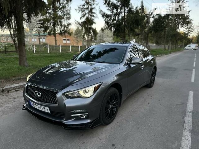 Сірий Інфініті Q50, об'ємом двигуна 3.7 л та пробігом 174 тис. км за 12999 $, фото 1 на Automoto.ua