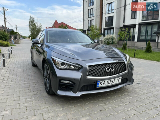 Серый Инфинити Q50, объемом двигателя 3.5 л и пробегом 206 тыс. км за 14200 $, фото 3 на Automoto.ua