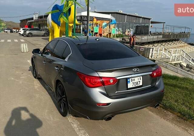 Серый Инфинити Q50, объемом двигателя 3.5 л и пробегом 207 тыс. км за 16500 $, фото 2 на Automoto.ua