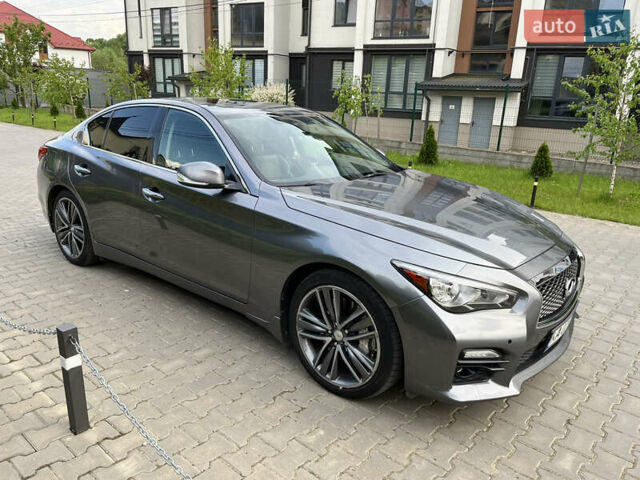 Серый Инфинити Q50, объемом двигателя 3.5 л и пробегом 206 тыс. км за 14200 $, фото 4 на Automoto.ua