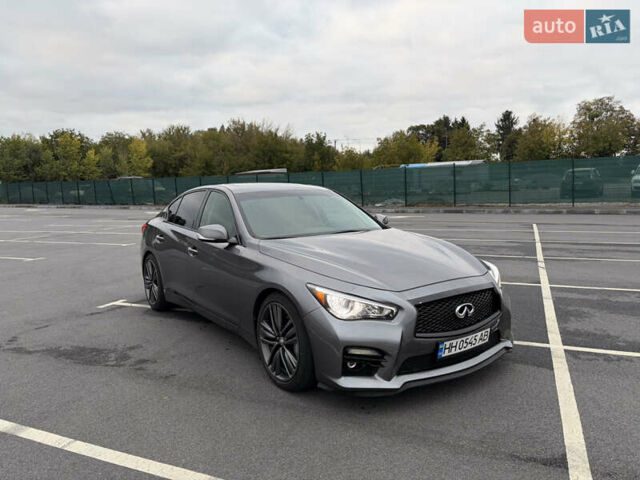 Серый Инфинити Q50, объемом двигателя 3.5 л и пробегом 173 тыс. км за 15300 $, фото 2 на Automoto.ua