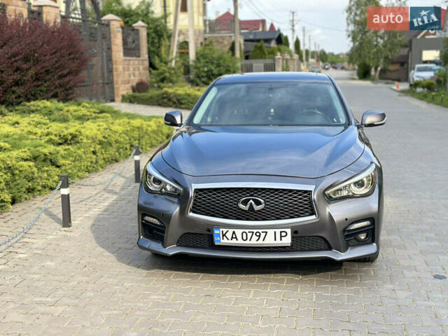 Серый Инфинити Q50, объемом двигателя 3.5 л и пробегом 206 тыс. км за 14200 $, фото 1 на Automoto.ua
