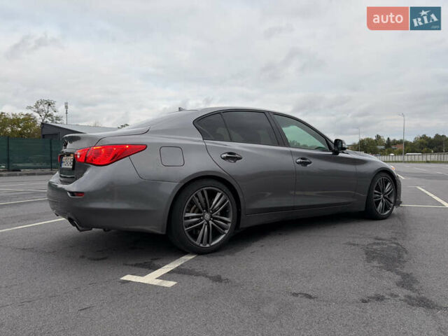 Серый Инфинити Q50, объемом двигателя 3.5 л и пробегом 173 тыс. км за 14400 $, фото 5 на Automoto.ua