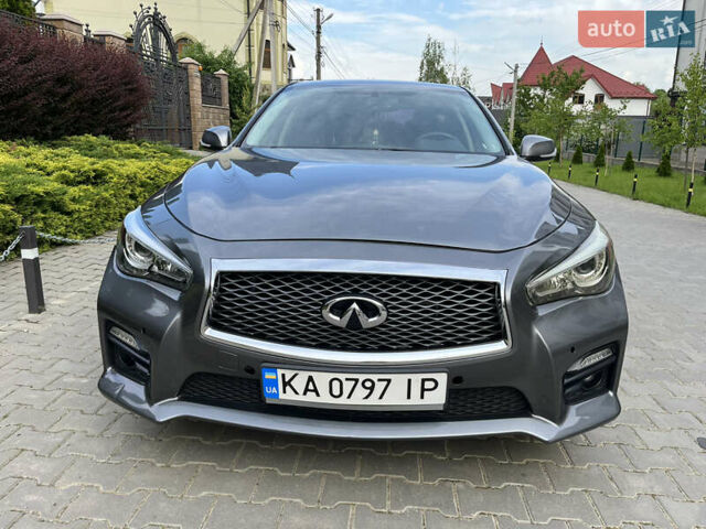 Серый Инфинити Q50, объемом двигателя 3.5 л и пробегом 206 тыс. км за 14200 $, фото 2 на Automoto.ua