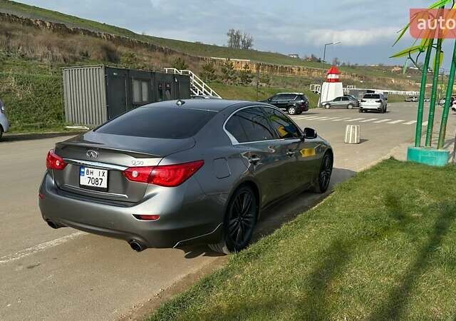 Серый Инфинити Q50, объемом двигателя 3.5 л и пробегом 207 тыс. км за 16500 $, фото 3 на Automoto.ua