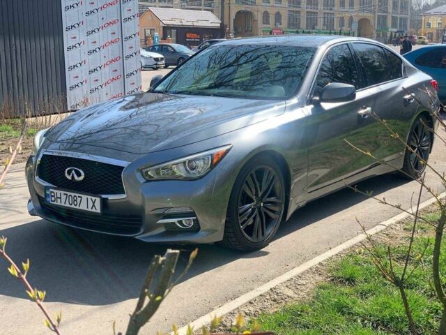 Сірий Інфініті Q50, об'ємом двигуна 0.35 л та пробігом 197 тис. км за 18500 $, фото 4 на Automoto.ua