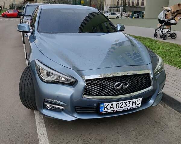 Сірий Інфініті Q50, об'ємом двигуна 2.14 л та пробігом 107 тис. км за 17500 $, фото 1 на Automoto.ua