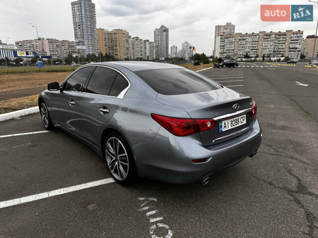 Серый Инфинити Q50, объемом двигателя 2.14 л и пробегом 140 тыс. км за 14500 $, фото 12 на Automoto.ua
