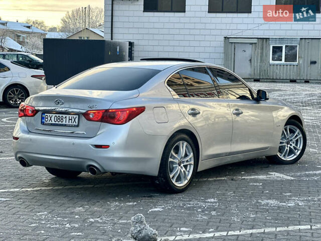 Сірий Інфініті Q50, об'ємом двигуна 2.14 л та пробігом 185 тис. км за 14800 $, фото 13 на Automoto.ua