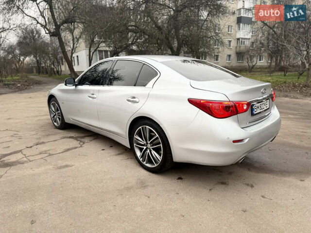 Сірий Інфініті Q50, об'ємом двигуна 2.14 л та пробігом 262 тис. км за 15500 $, фото 5 на Automoto.ua