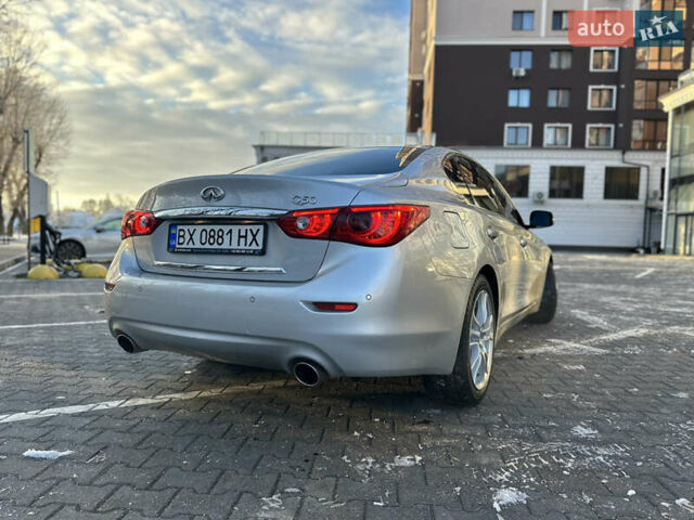 Сірий Інфініті Q50, об'ємом двигуна 2.14 л та пробігом 185 тис. км за 14800 $, фото 6 на Automoto.ua