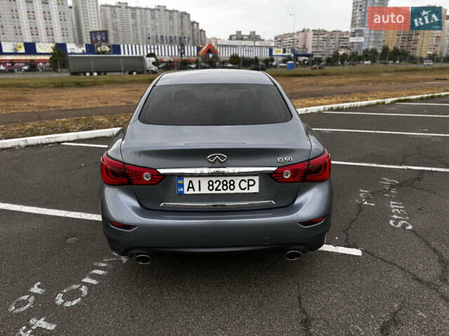 Серый Инфинити Q50, объемом двигателя 2.14 л и пробегом 140 тыс. км за 14500 $, фото 10 на Automoto.ua