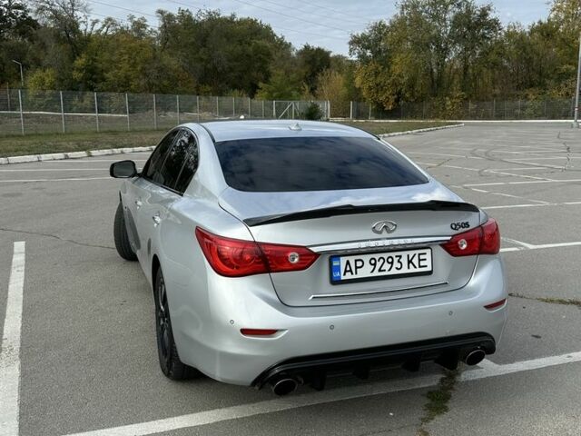 Серый Инфинити Q50, объемом двигателя 3.7 л и пробегом 171 тыс. км за 14900 $, фото 4 на Automoto.ua
