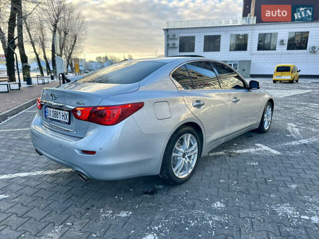 Сірий Інфініті Q50, об'ємом двигуна 2.14 л та пробігом 185 тис. км за 14800 $, фото 19 на Automoto.ua