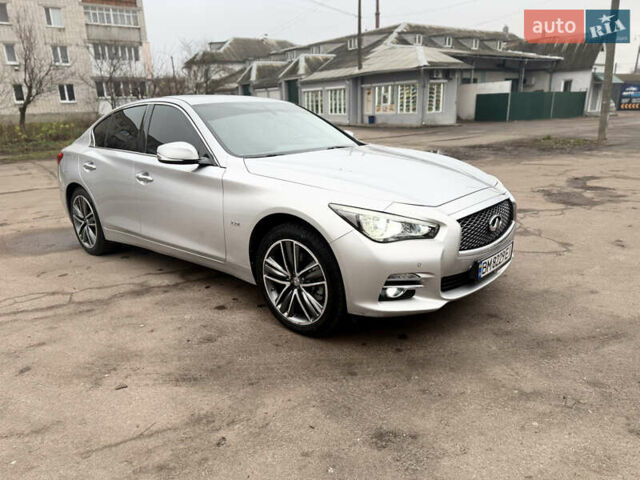 Сірий Інфініті Q50, об'ємом двигуна 2.14 л та пробігом 262 тис. км за 15500 $, фото 1 на Automoto.ua