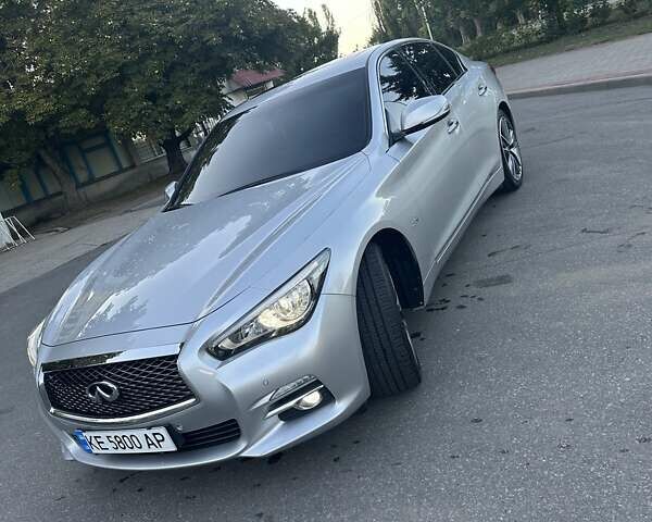 Серый Инфинити Q50, объемом двигателя 2.14 л и пробегом 136 тыс. км за 16000 $, фото 2 на Automoto.ua