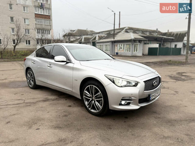 Сірий Інфініті Q50, об'ємом двигуна 2.14 л та пробігом 262 тис. км за 15500 $, фото 2 на Automoto.ua
