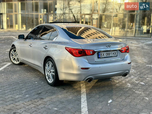 Сірий Інфініті Q50, об'ємом двигуна 2.14 л та пробігом 185 тис. км за 14800 $, фото 2 на Automoto.ua