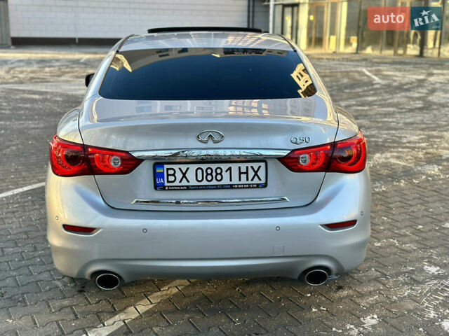 Сірий Інфініті Q50, об'ємом двигуна 2.14 л та пробігом 185 тис. км за 14800 $, фото 4 на Automoto.ua
